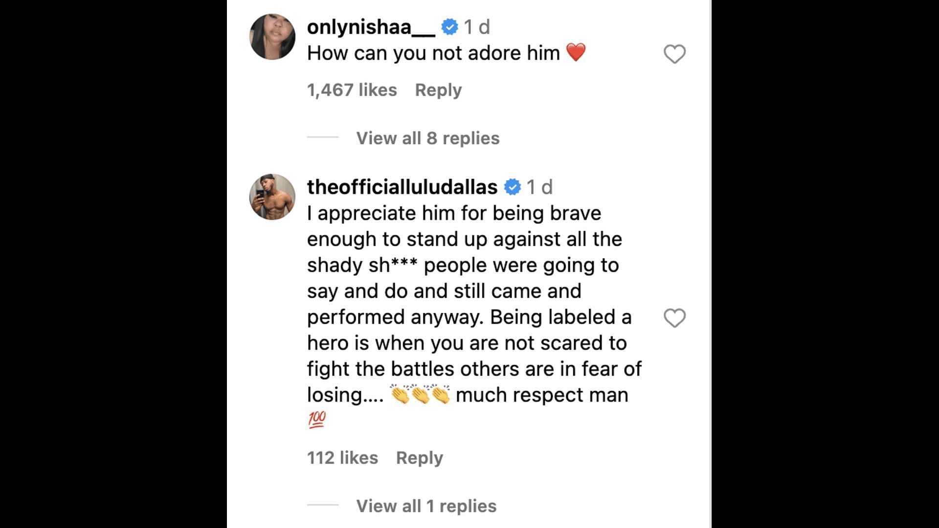 Social media users applauded the rapper for performing at the pride event with true intentions. (Image via Instagram)