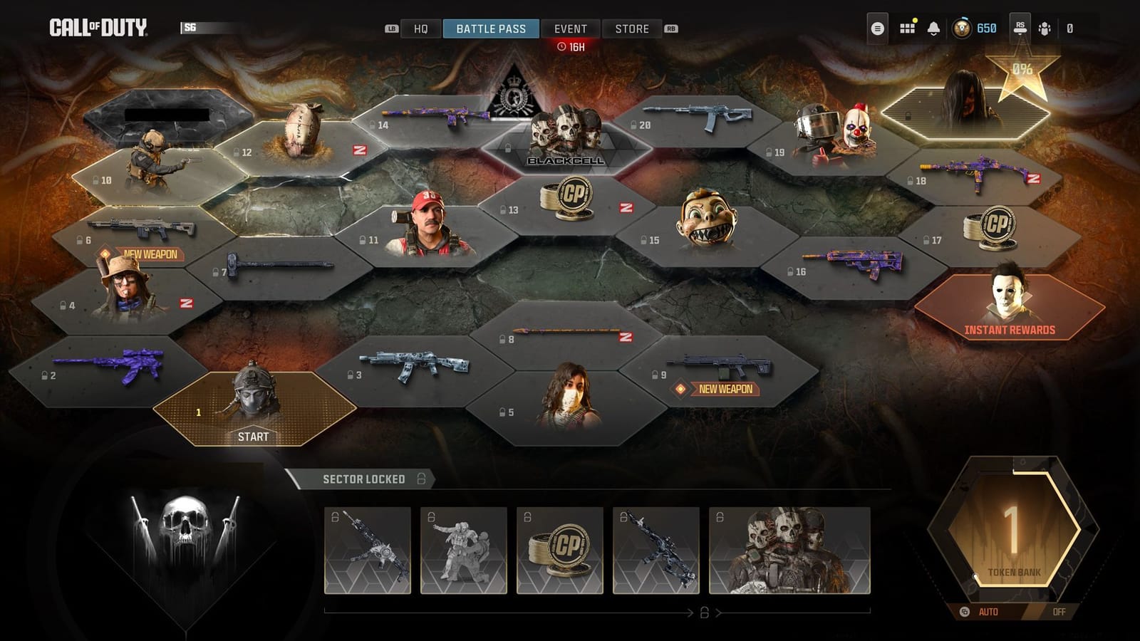 Warzone and MW3 Season 6 Blackcell Battle Pass Price, what's included