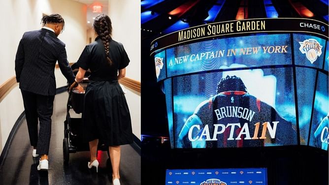 Jalen Brunson's wife Ali Brunson drops touching picture tribute on Knicks star's 28th birthday