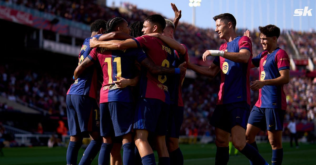 Barcelona are currently atop the La Liga standings with 12 points from four games.