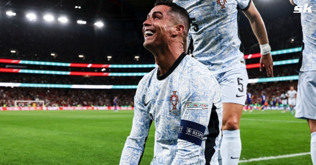 Cristiano Ronaldo reacts on social media after scoring 900th career goal in Portugal