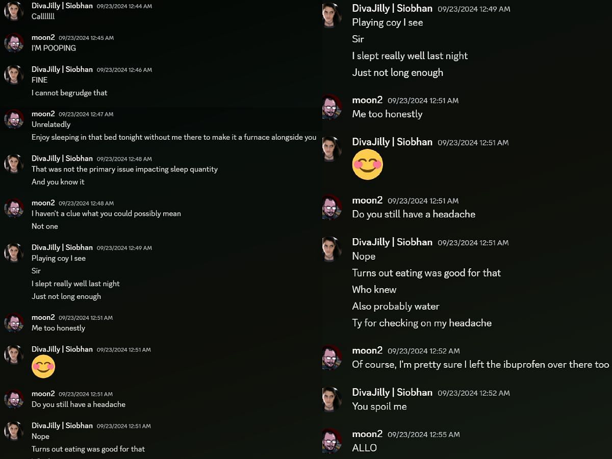 Alleged chat logs leaked by KingCaffeine (Image via Imgur.com)