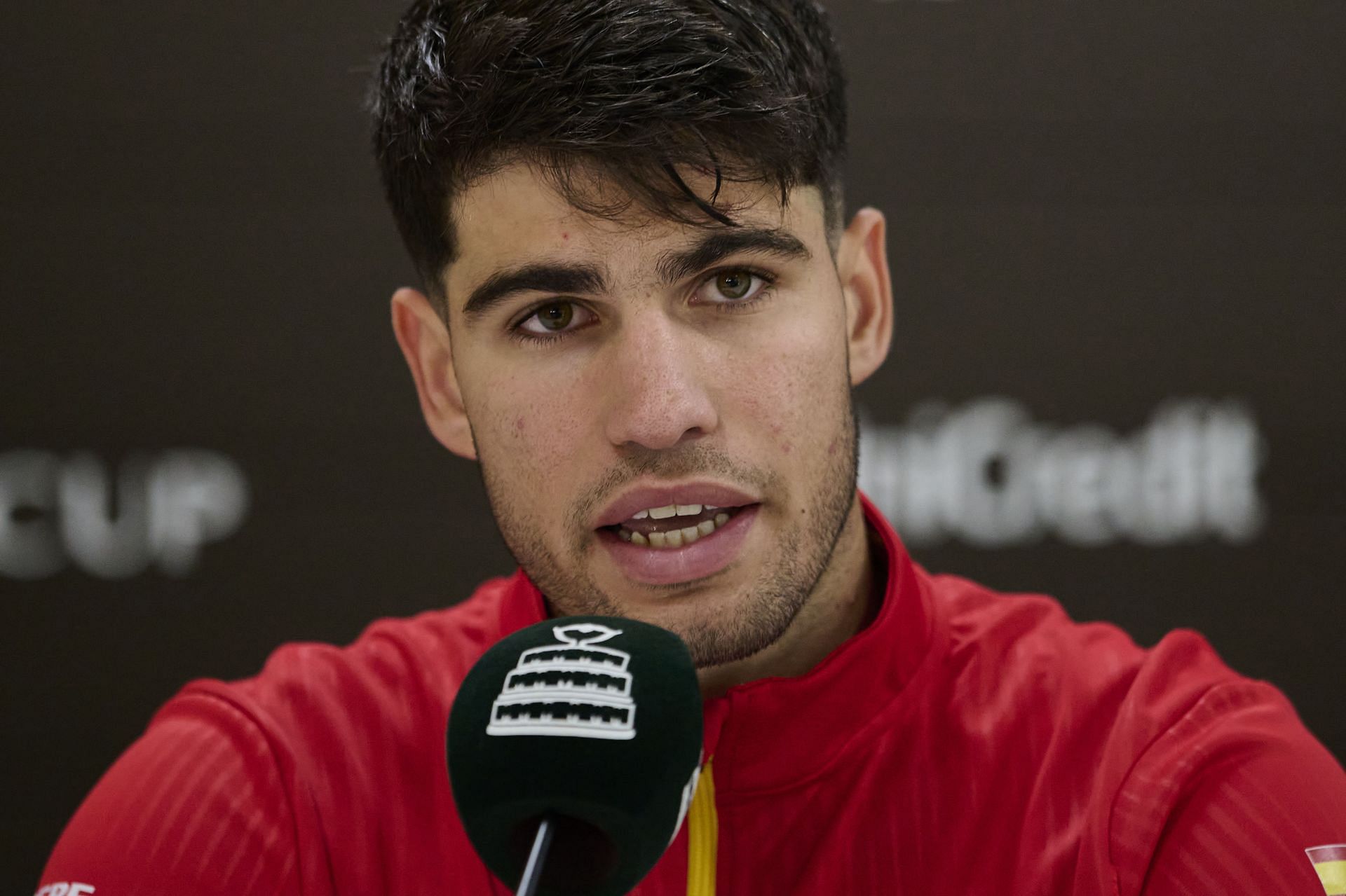 Carlos Alcaraz at the 2024 Davis Cup Finals (Image: Getty)