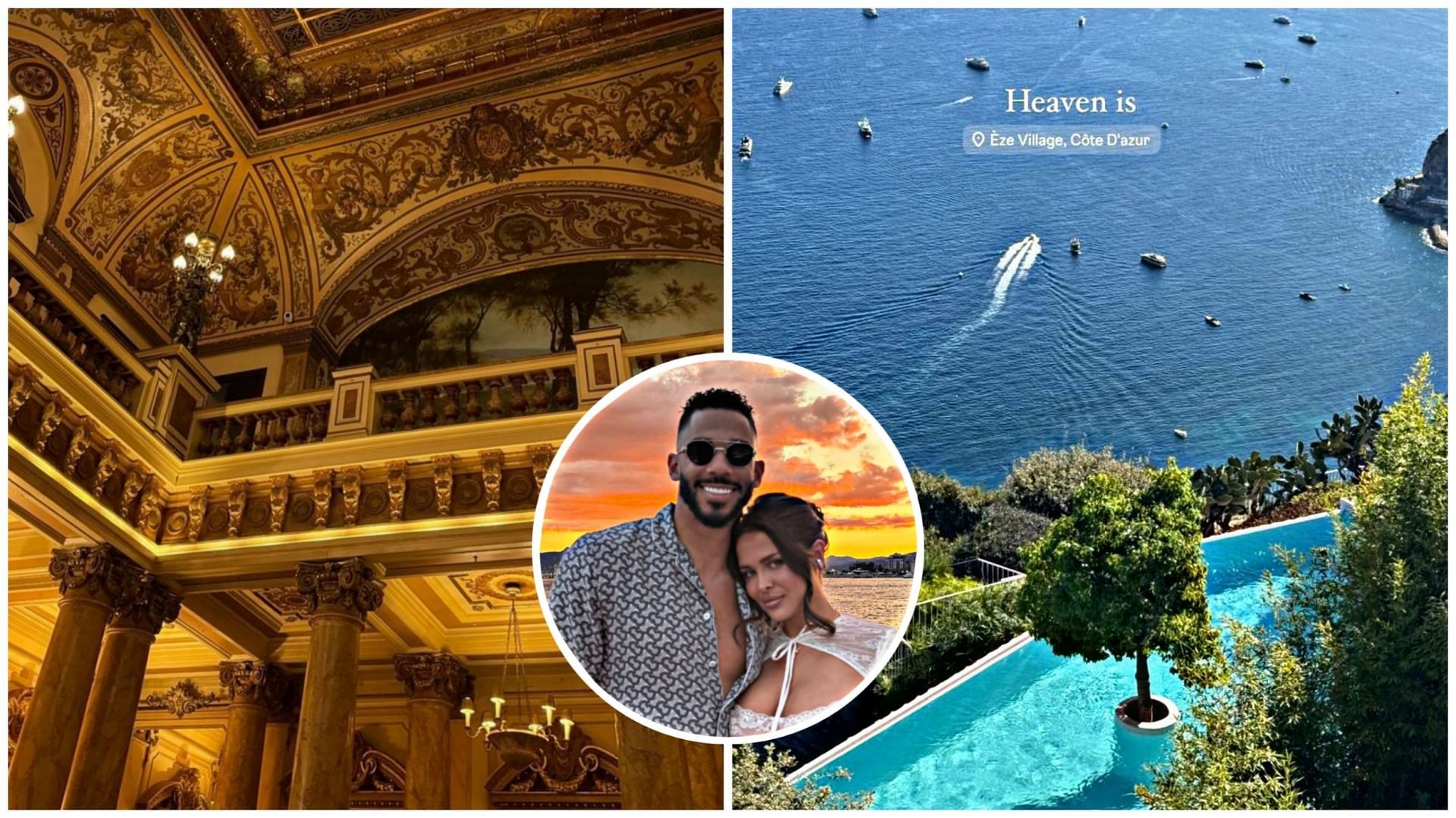 Evander Kane and partner Mara Teigen share breathtaking pictures from Monte Carlo and Cannes getaway