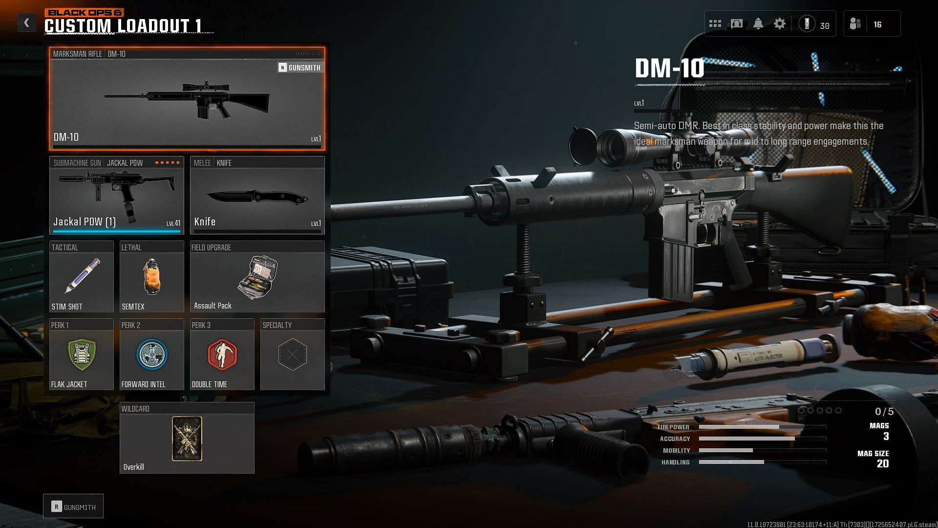 Exploring the best Perks and Wildcards for the DM-10 in Black Ops 6 Beta (Image via Activision)