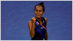 "How did I get myself in this position?" - Leylah Fernandez quips about her "Matrix" style training session ahead of China Open 2024 debut