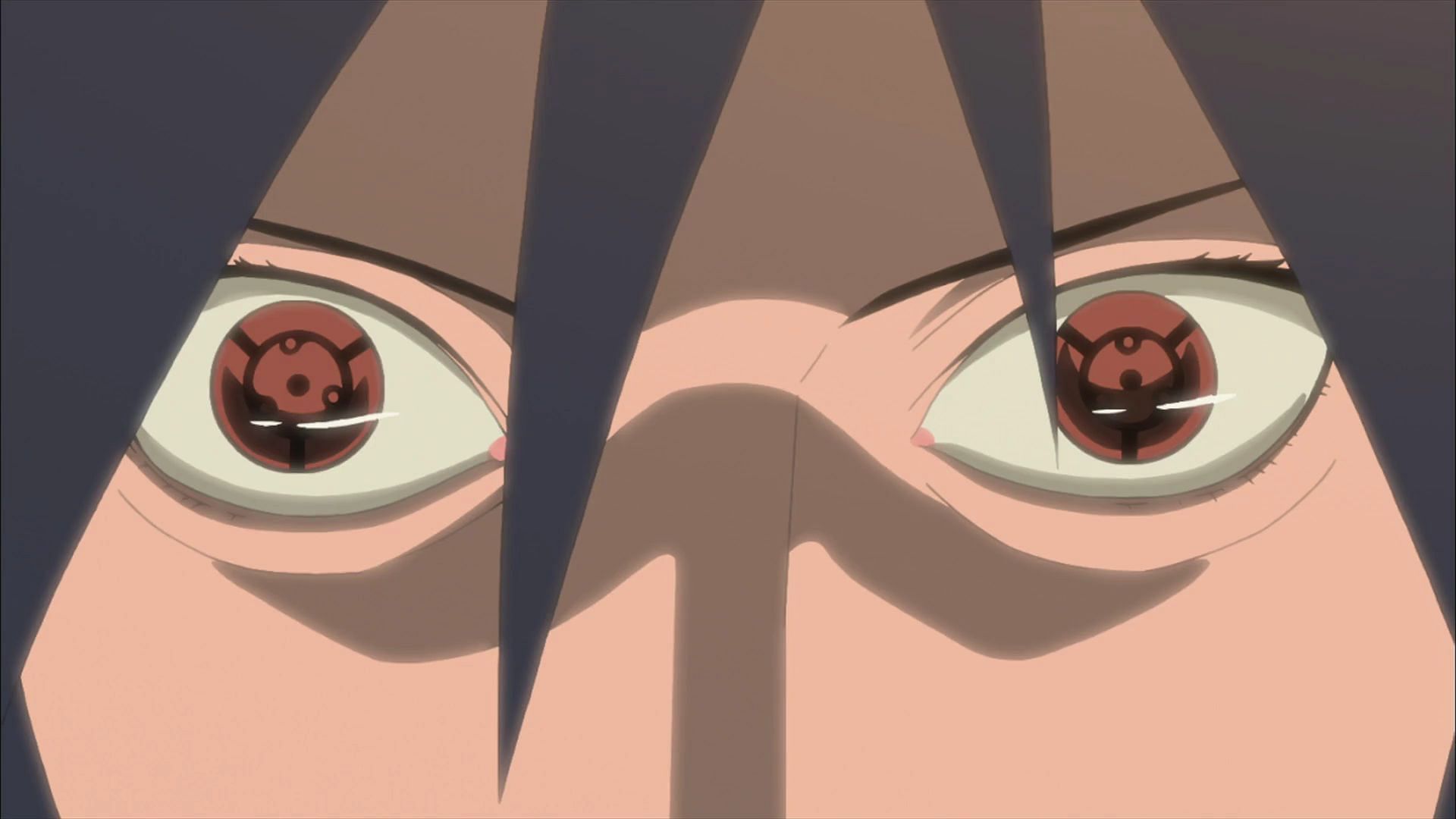 Madara possessing the Eternal Mangekyo Sharingan (Image via Studio Pierrot)