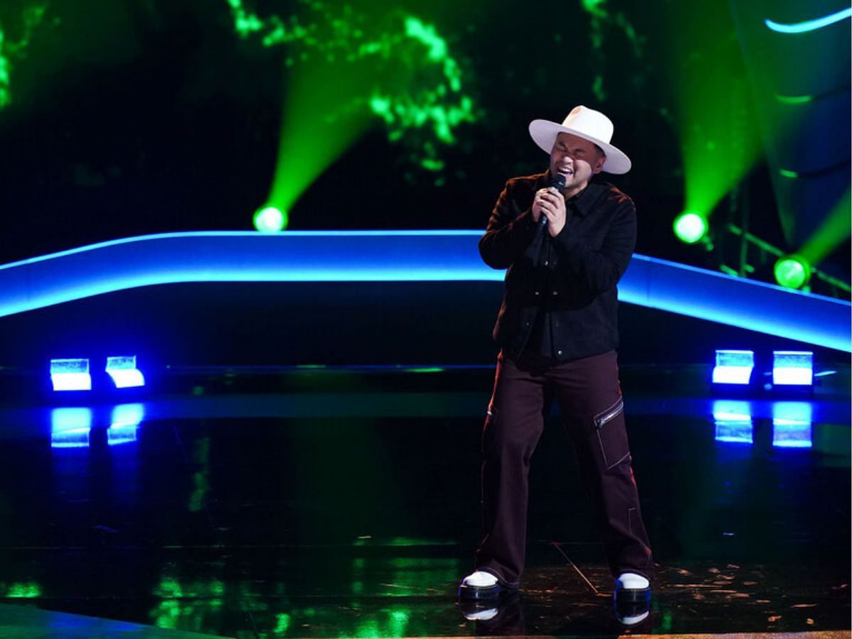 Sofronio Vasquez of The Voice season 26 (image via NBC)