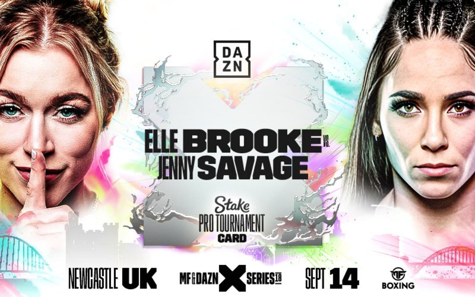 Elle Brooke vs. Jenny Savage video highlights [Image courtesy: @MF_DAZNXSeries - X]