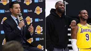 "We'll get it done" - Lakers HC JJ Redick positive about playing Bronny James and LeBron James together