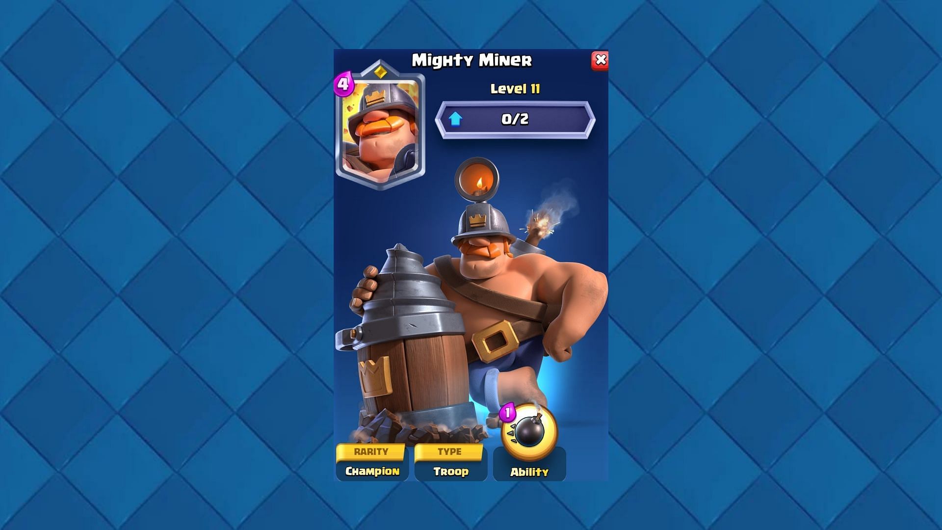 The Mighty Miner (Image via Supercell)