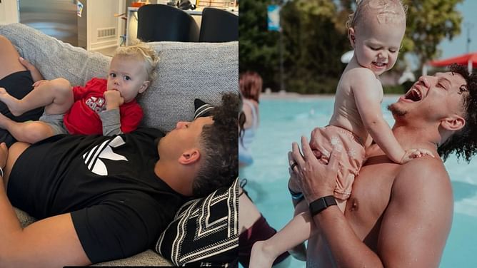 Patrick Mahomes' wife Brittany captures Chiefs QB's 'best picture' with son Bronze