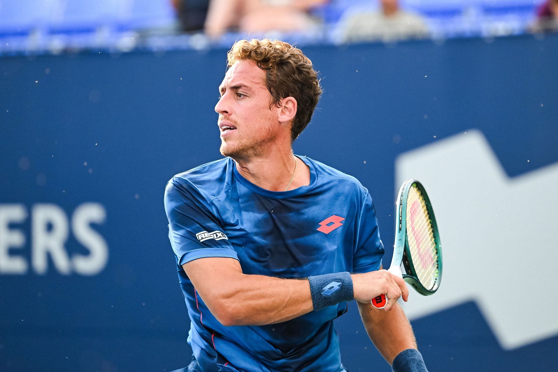 Roberto Carballes Baena in action at the National Bank Open (Picture: Getty)