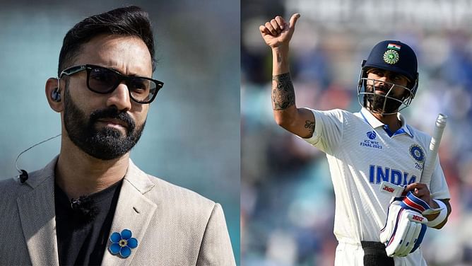 "3 good net sessions in UK with Ryan ten Doeschate" - Dinesh Karthik reveals Virat Kohli's preparation for IND vs BAN 2024 series