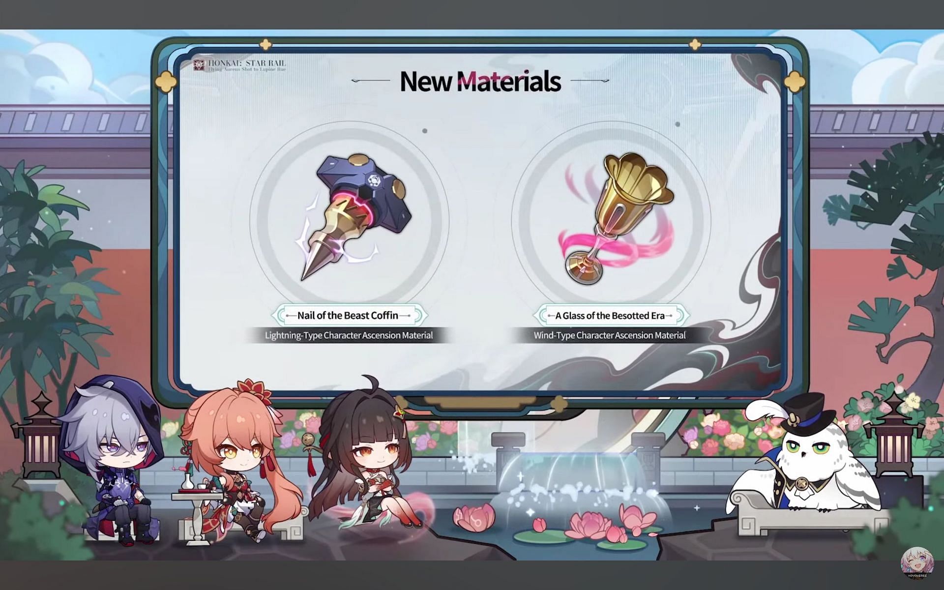 New character ascension materials (Image via HoYoverse)