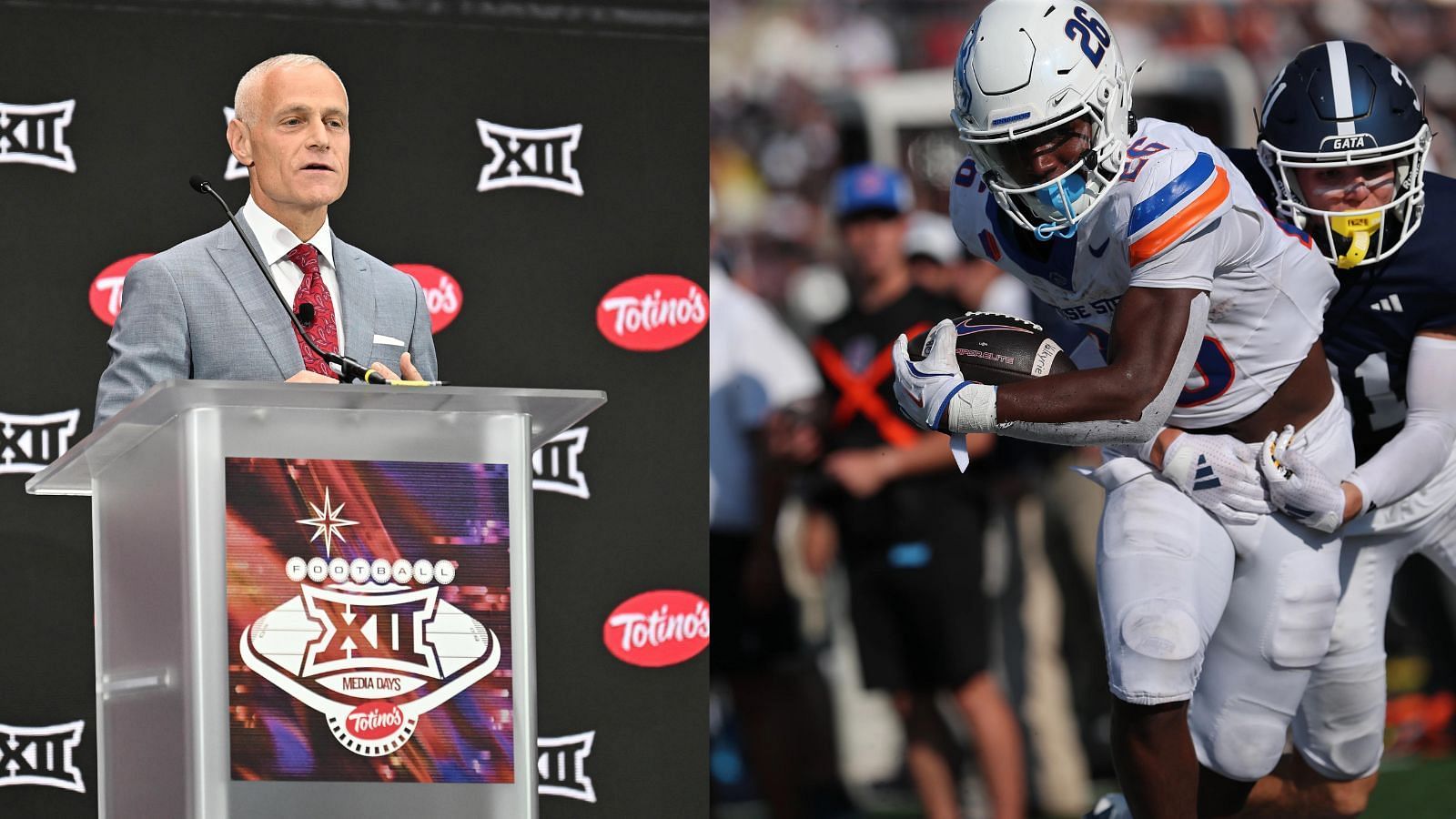 Big 12 Commissioner Brett Yormark might do well to target Boise State for his league. (Photo Credits: IMAGN)