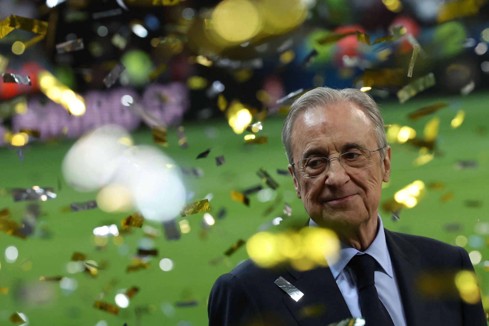 Real Madrid president Florentino Perez