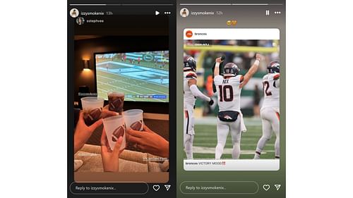 Bo Nix's wife Izzy celebrates in style after Broncos rookie's Week 4 NFL win vs Jets [Image credit: @izzysmokenix IG] @