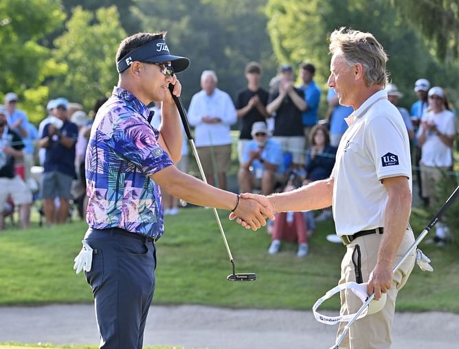 “Not really a weakness in his game” - Bernhard Langer in high praise of rival after losing the Ascension Charity Classic playoff