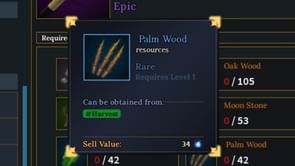 How to get Palm Wood in Devas of Creation