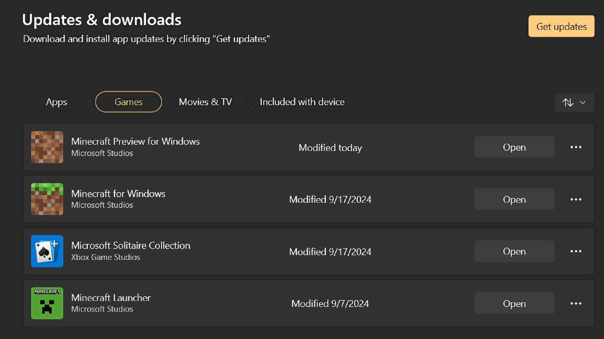 Downloading previews on Windows can be carried out in a few ways (Image via Microsoft)