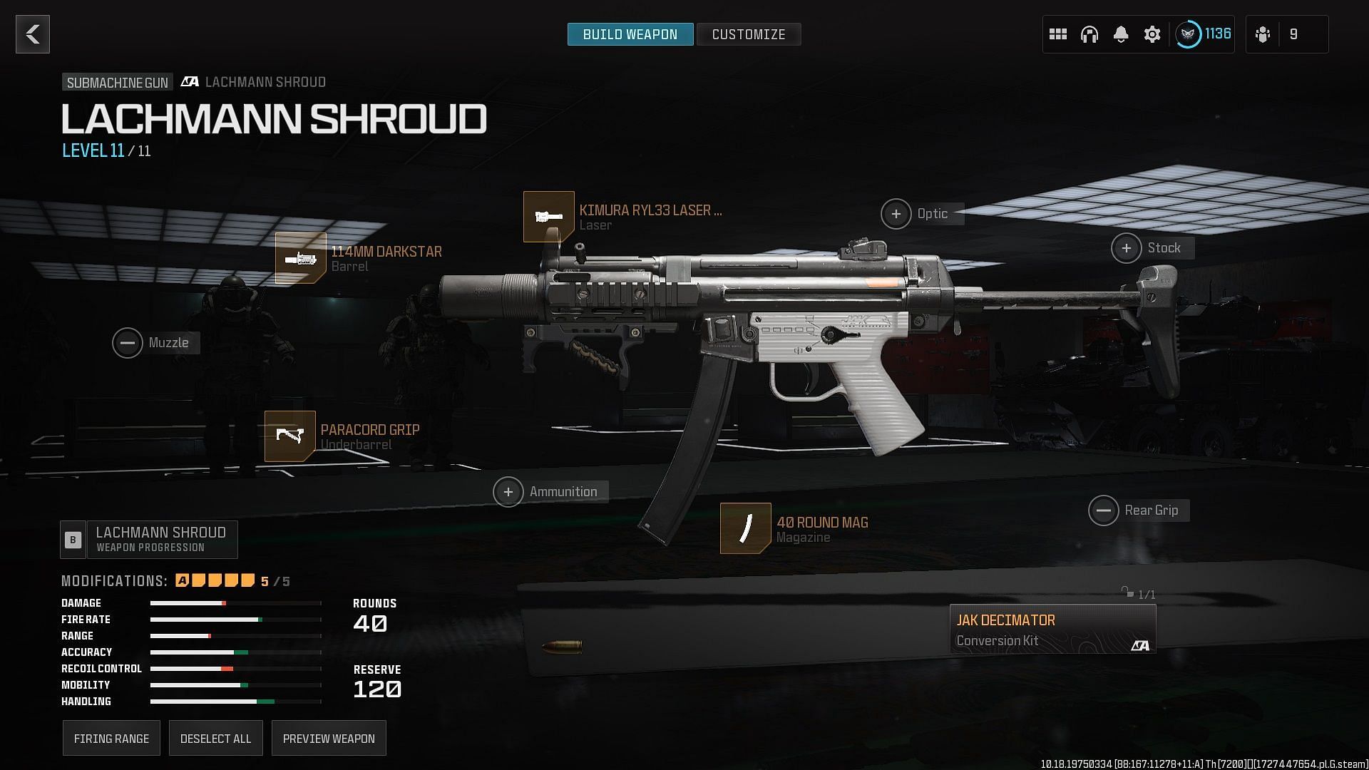 Building the best Lachmann Shroud loadout in Warzone Season 6 as suggested by JGOD (Image via Activision)