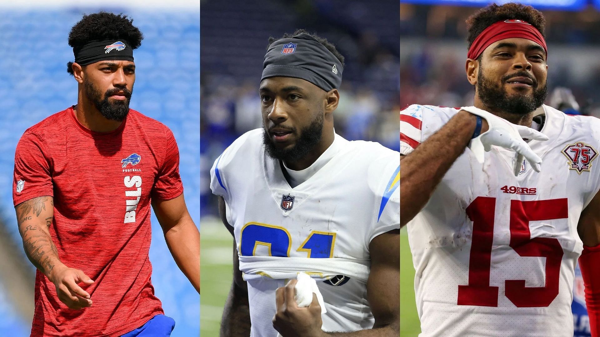 Khalil Shakir or Mike Williams or Jauan Jennings: Who should I start in Week 3 fantasy football? (Source: Getty)