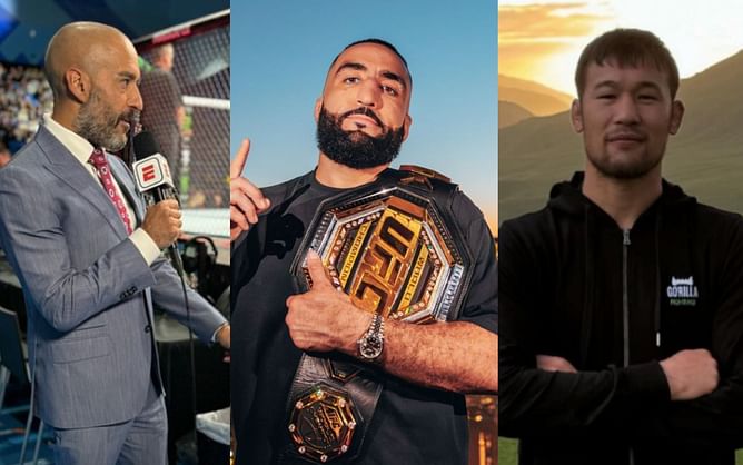 Jon Anik dismisses "fake news" about Belal Muhammad allegedly looking to "sidestep" Shavkat Rakhmonov challenge with legacy fight