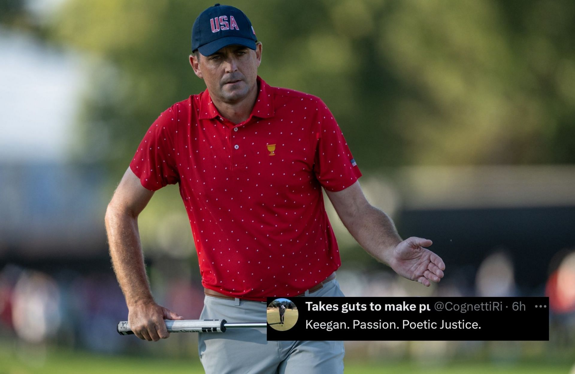 "Poetic justice" Fans react to Keegan Bradley winning the 2024