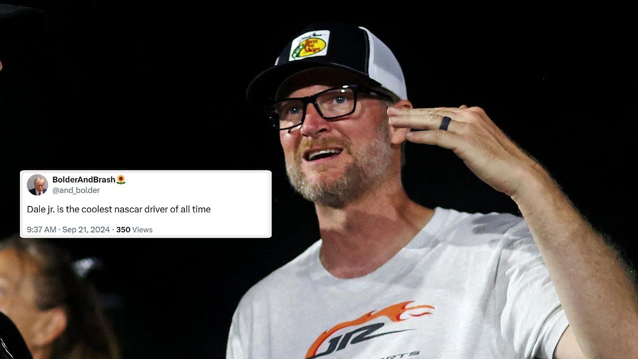 Fans reacted to Dale Earnhardt Jr.