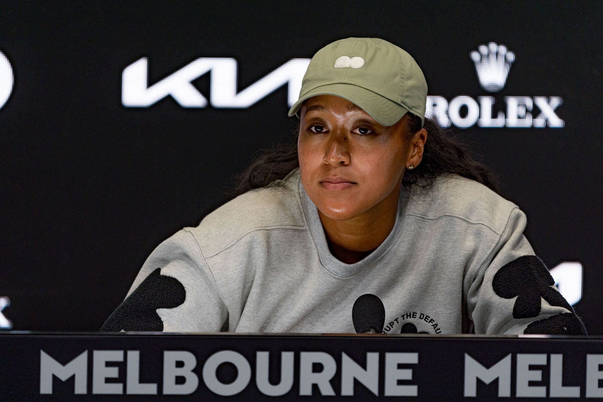 Naomi Osaka at the 2024 Australian Open (Image source: Getty)