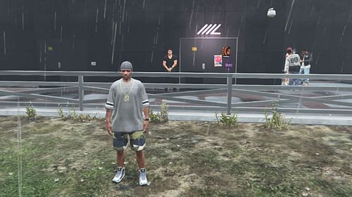 The Music Locker nightclub from outside in Grand Theft Auto 5 Online (Image via Rockstar Games)