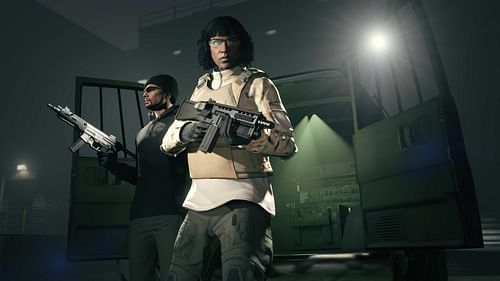 A promotional picture of Gun Van (Image via Rockstar Games)