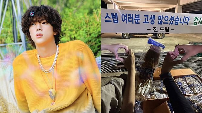 “Always thoughtful and generous”- Fans applaud as BTS’ Jin treats 110 KIAN’s Bizarre B&B staff members to luxurious squid sets