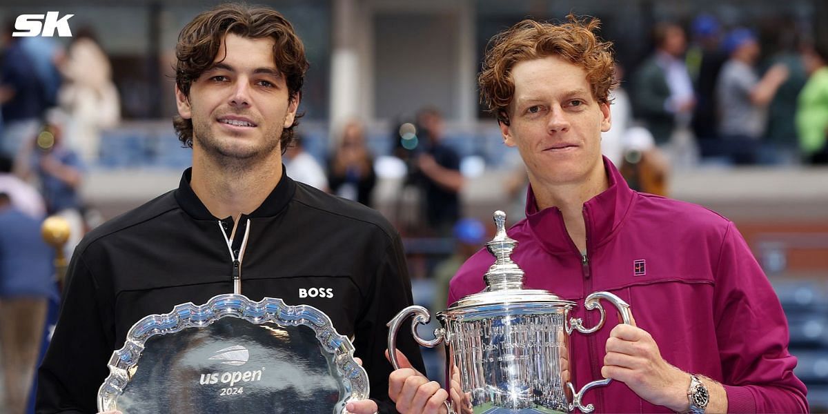 Taylor Fritz (L) and Jannik Sinner (R) (Source: Getty Images)