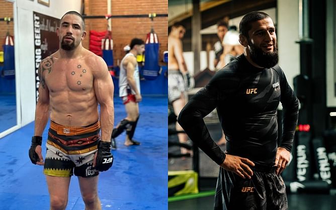 Robert Whittaker explains what makes Khamzat Chimaev the "most dangerous" wrestler among all his rivals