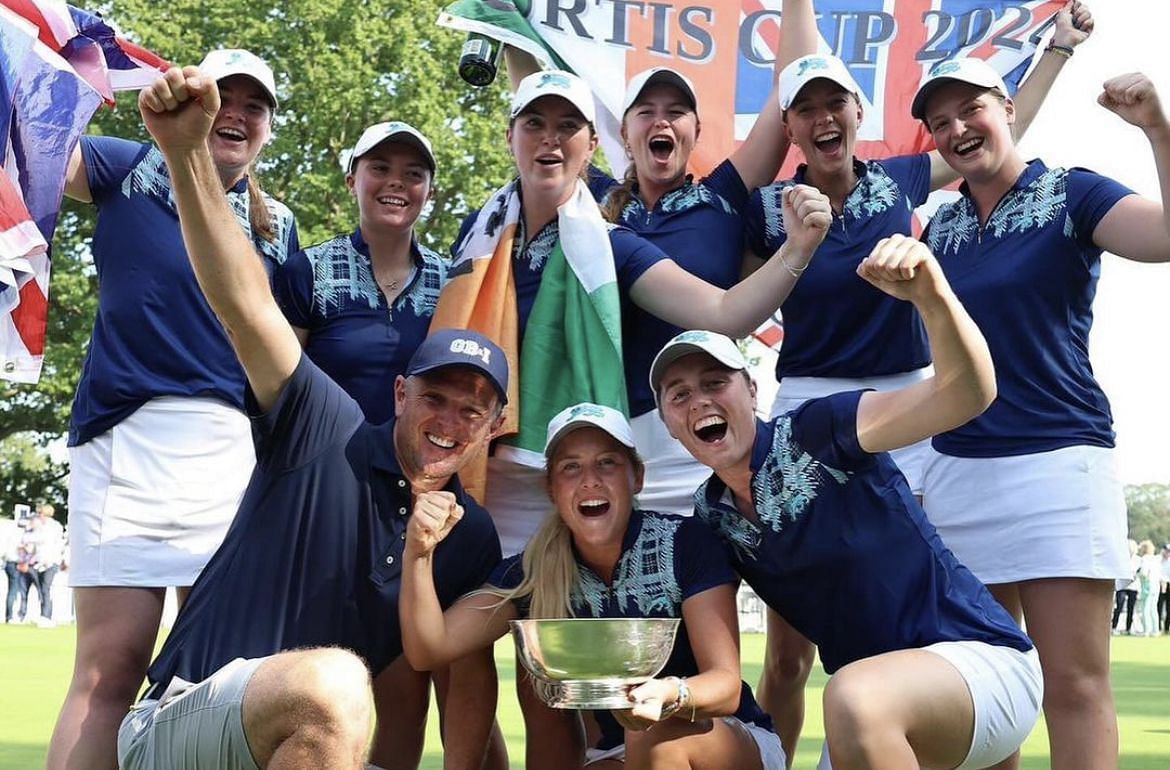 2024 Curtis Cup winners - GB&amp;I team (Image via @curtiscup)