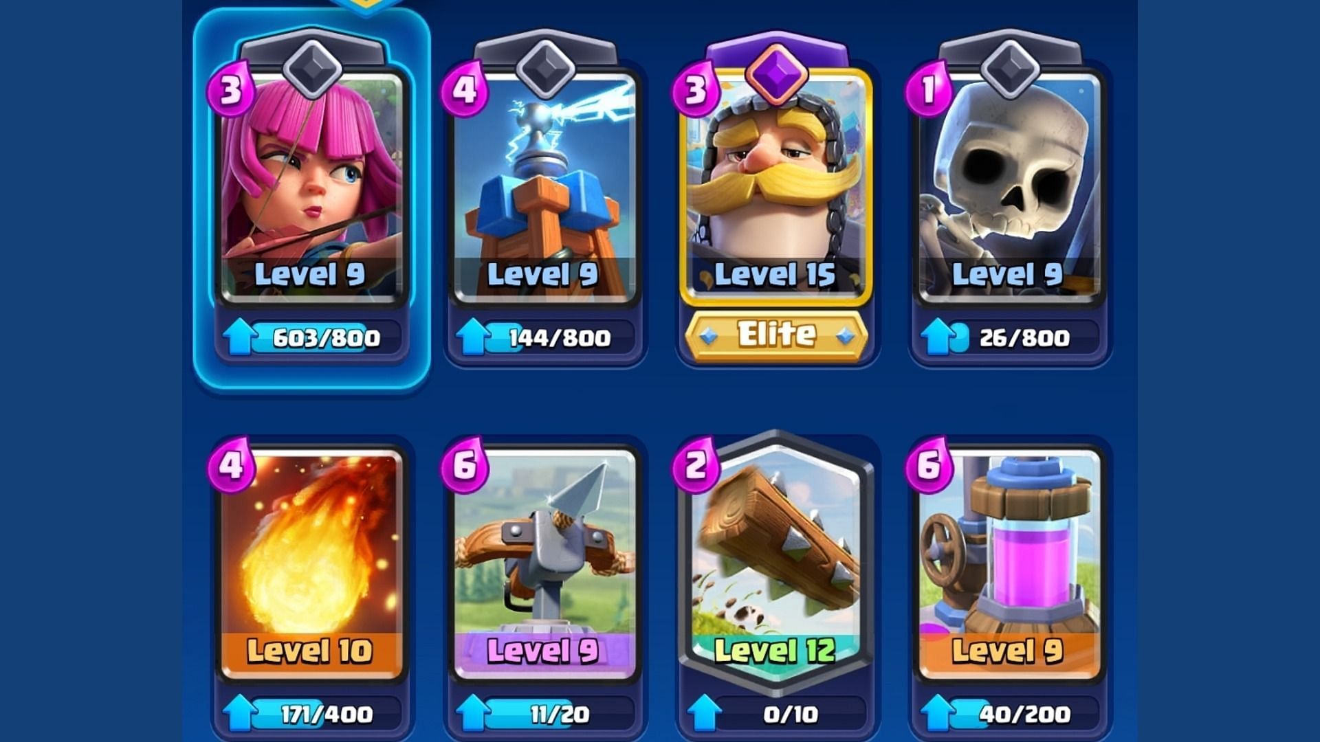 Fire Ball is used in many X-Bow decks in Clash Royale (Image via Supercell)