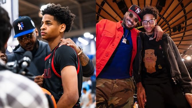 “It was crazy” — Carmelo Anthony’s son Kiyan Anthony recalls matchup against Lebron James and his sons