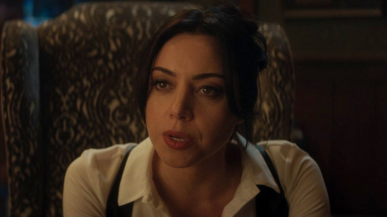 Aubrey Plaza as Rio in a still from Agatha All Along (via Marvel Studios / YouTube)