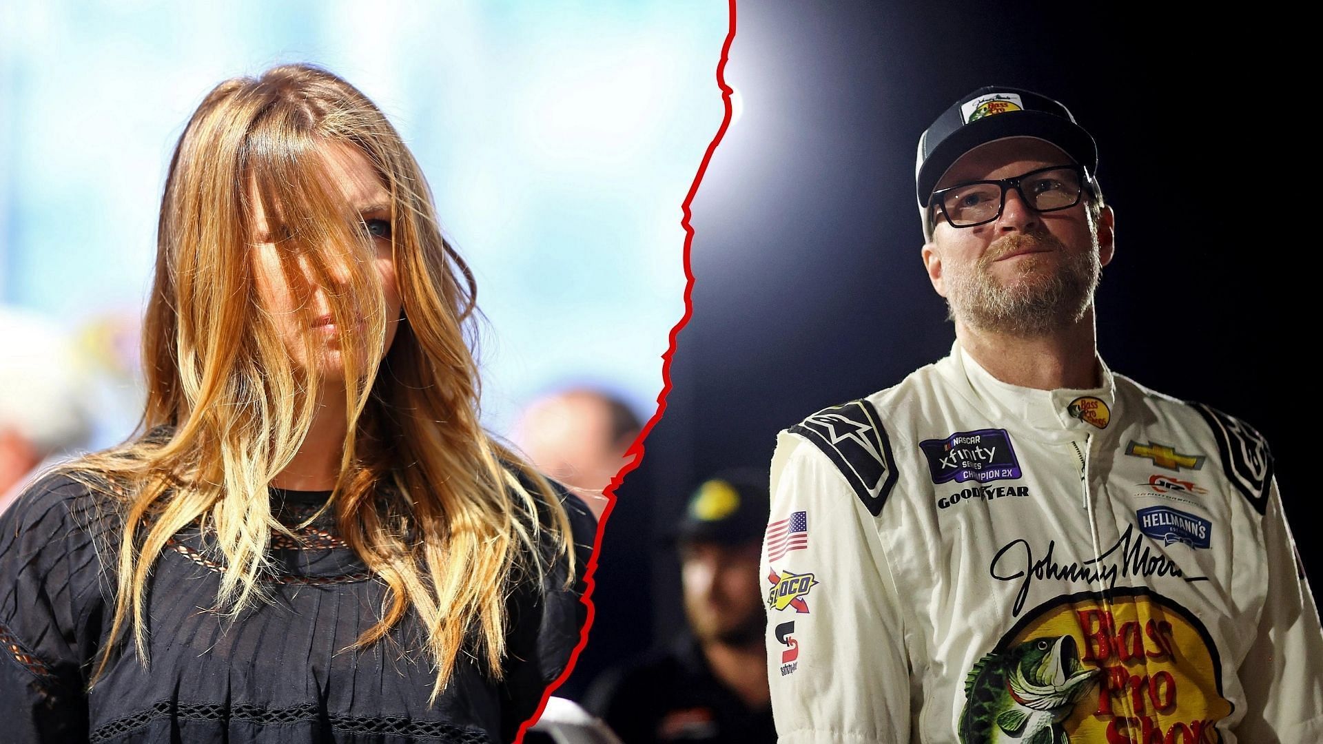 Amy Earnhardt (L) opens up on Dale Earnhardt Jr.