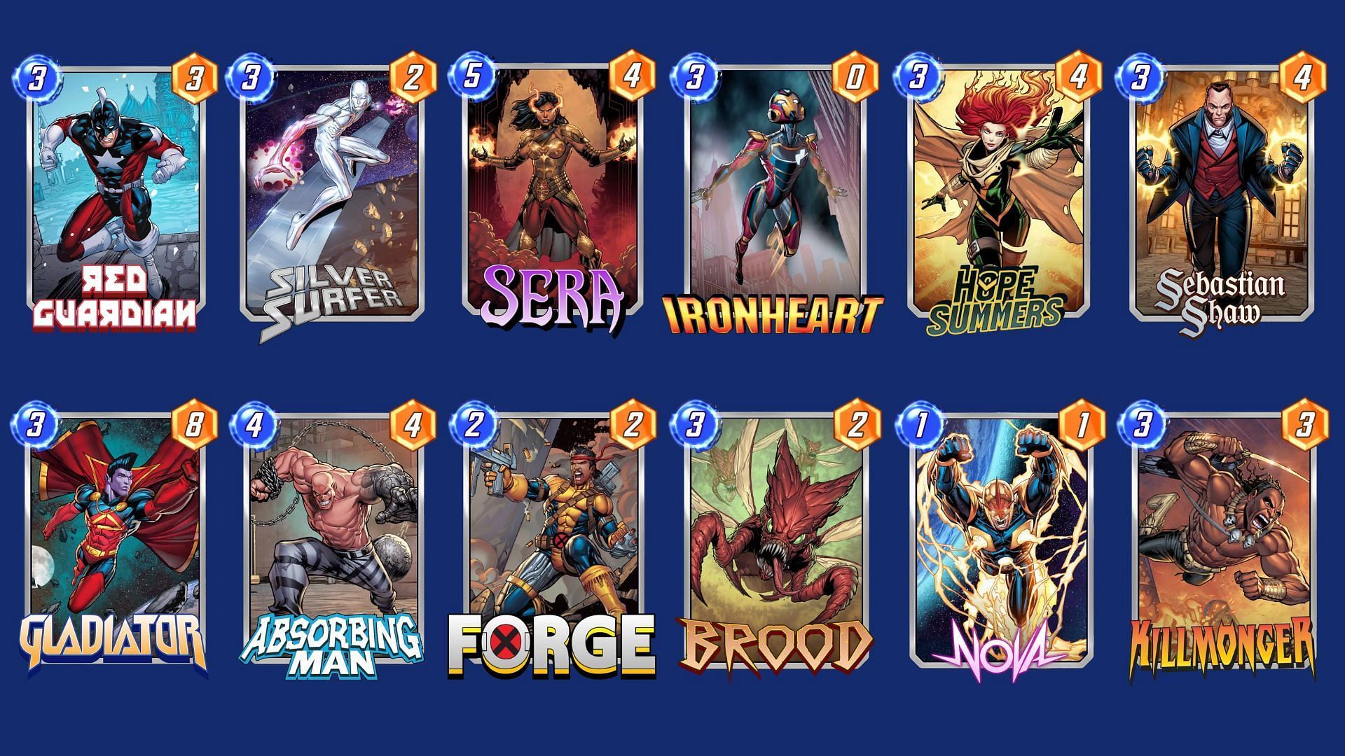 The Sera Surfer Deck is one of the best Marvel Snap Red Guardian decks you can try out (Image via Nuverse)