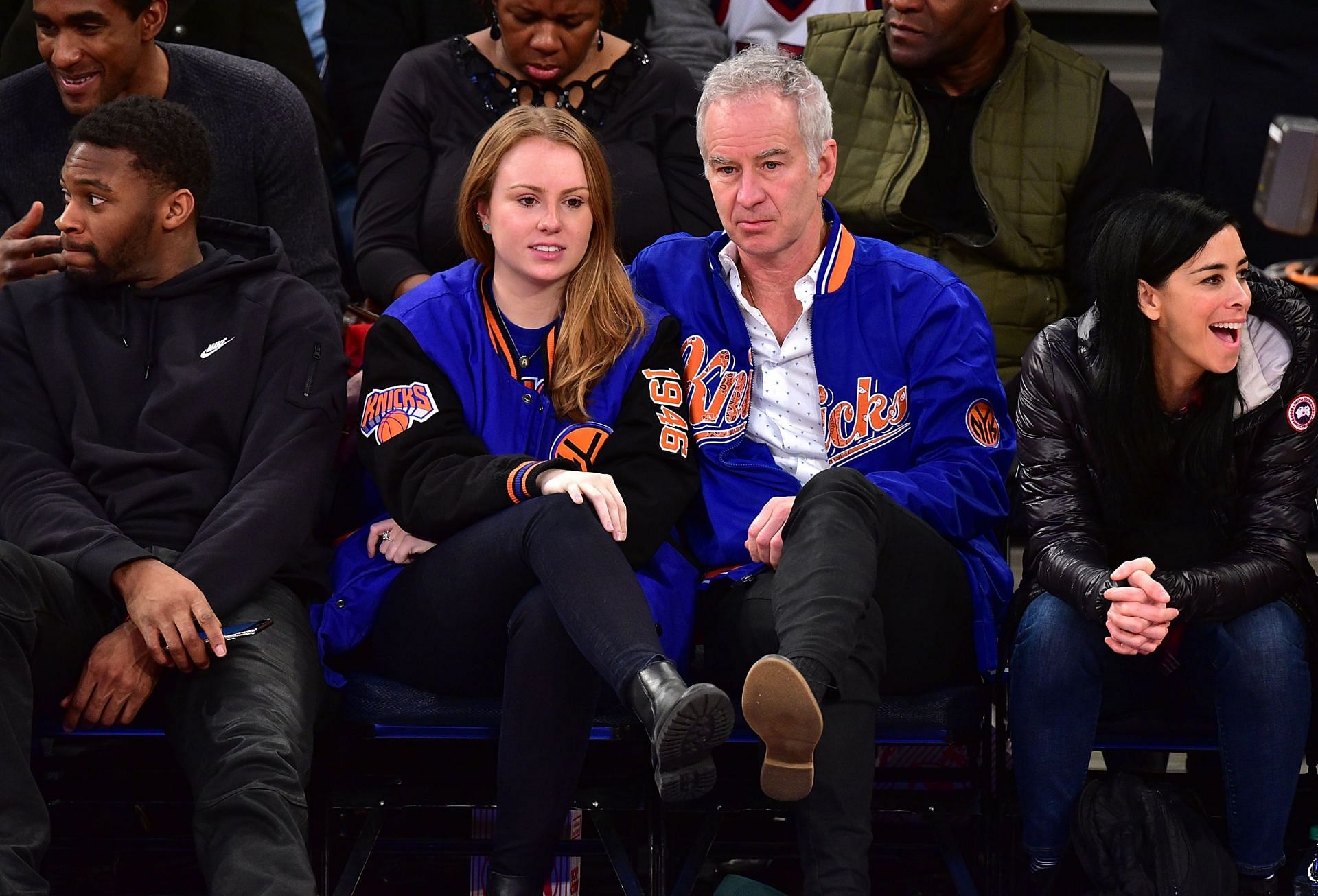 John McEnroe with his daughter Anna (Source: Getty)