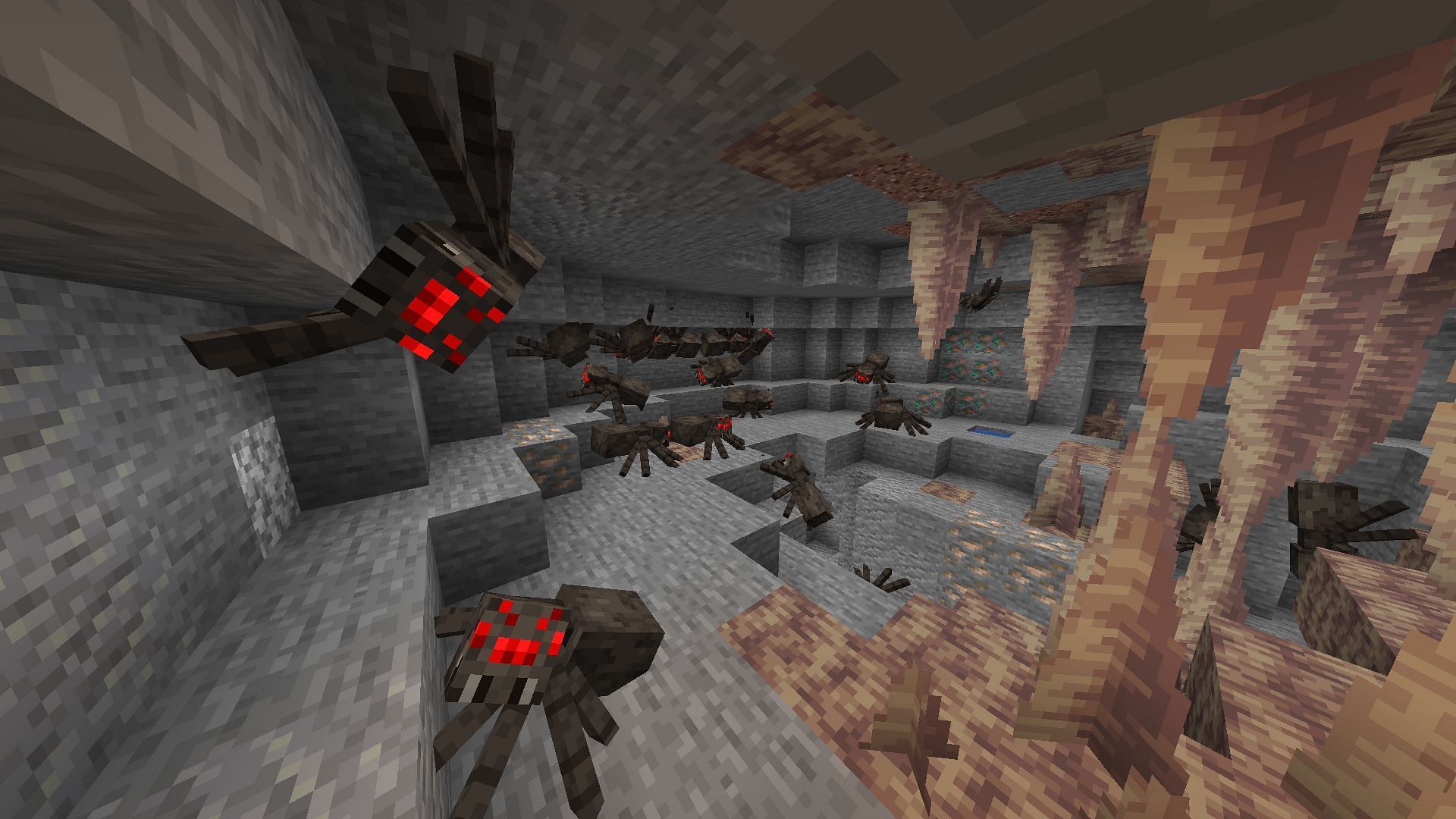 Nyf&#039;s Spiders makes Minecraft&#039;s spider mobs more authentic and dangerous (Image via Nyfaria)