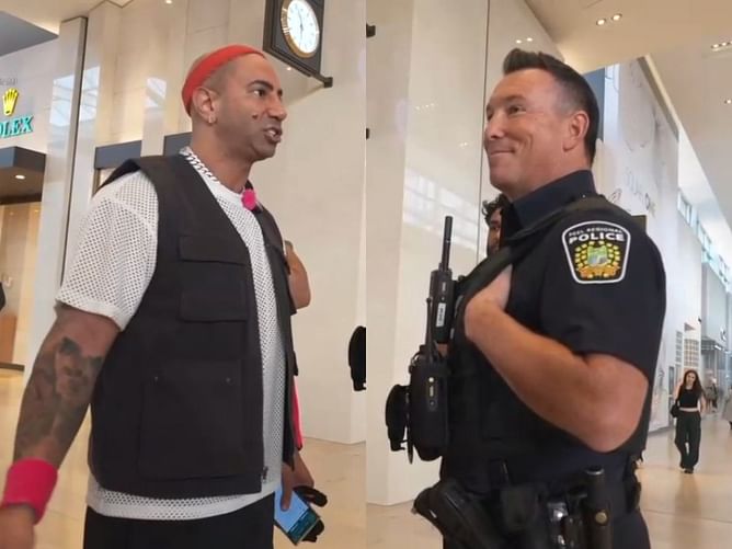 Kick streamer Fousey involved in altercation with police after getting "banned" from a Toronto mall