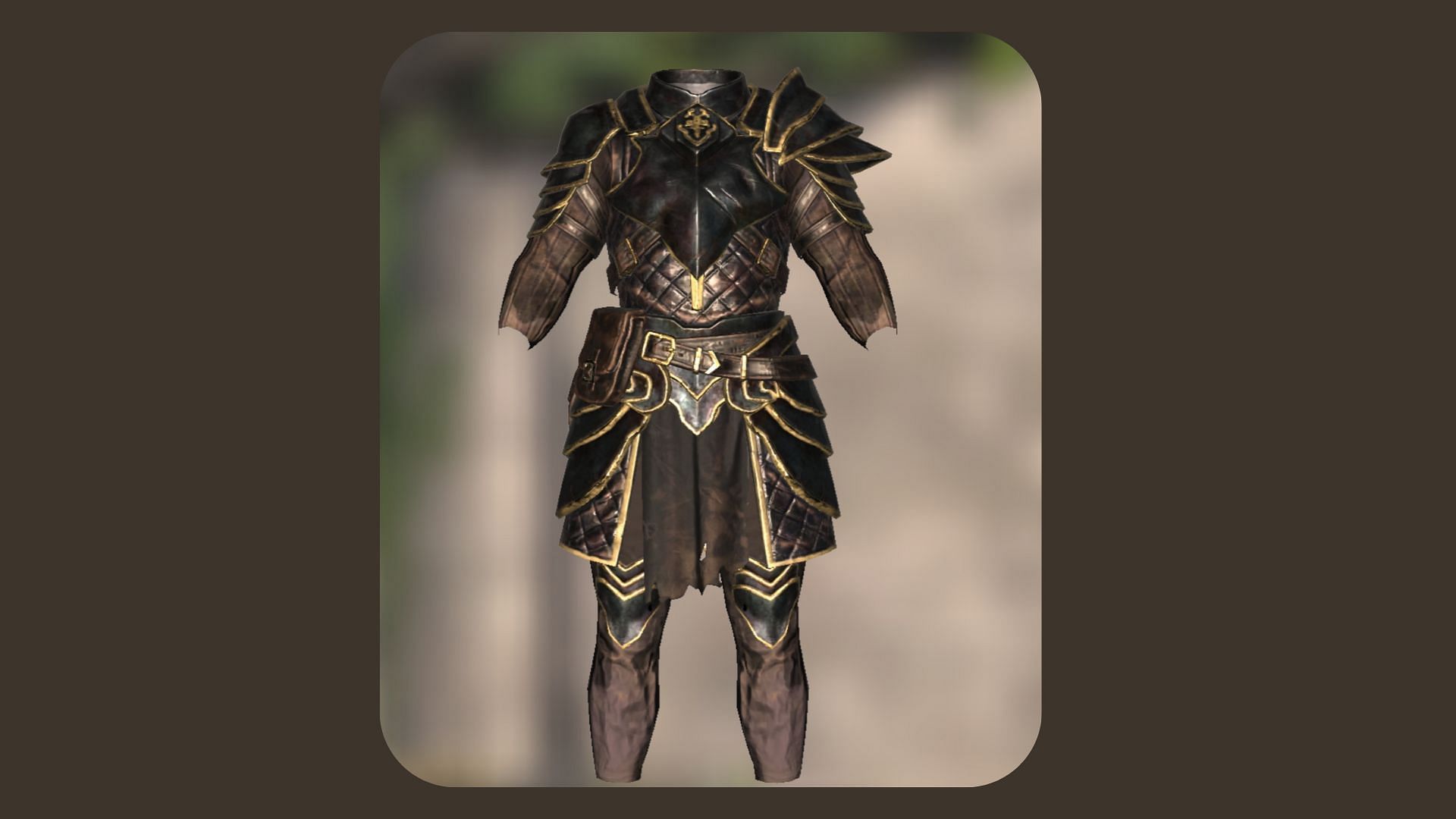 Ebony Armor requires level 33 in The Elder Scrolls Blades (Image via Bethesda Softworks LLC)