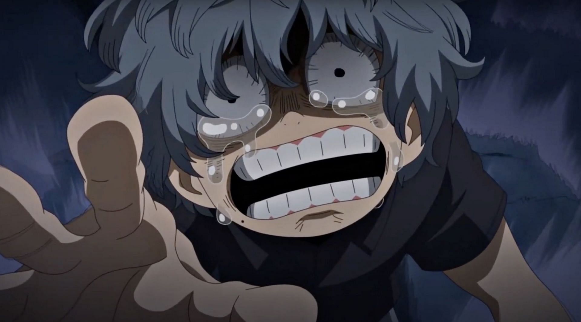 Shigaraki Tomura as seen in anime (Image via Studio Bones)