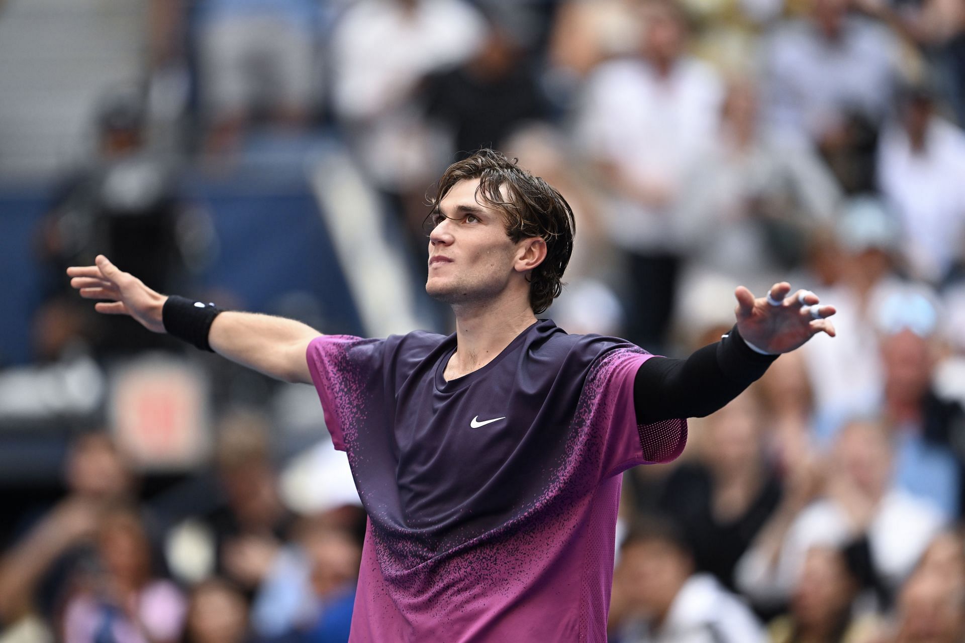 Jack Draper in action at the US Open (Picture: Getty)