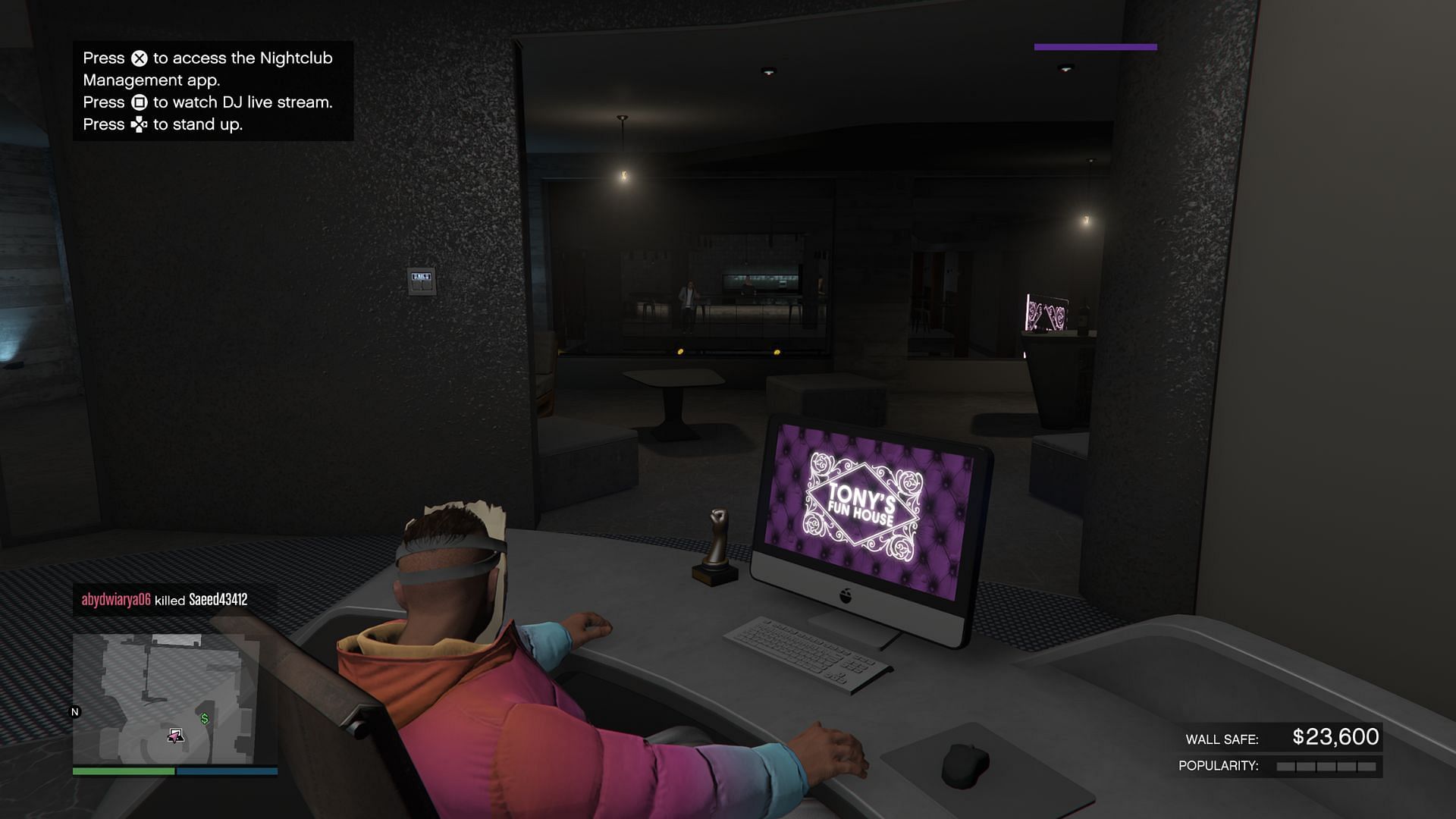 An in-game screenshot of the business' operation center (Image via Rockstar Games)