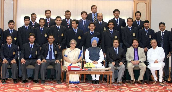 Who was the coach of the Indian team that won the 2007 T20 World Cup?